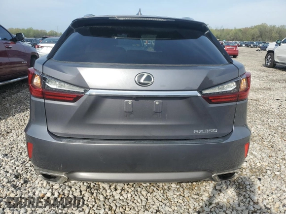2016 Lexus RX 350 with VIN 2T2ZZMCA1GC018544, listed as a Copart auction lot 51253475 with 92,943 mi miles and Salvage Title. Bid and sale history available at DreamBid. Image 6.