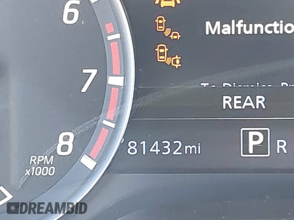 2021 Nissan Titan SV with VIN 1N6AA1EF2MN504611, listed as a IAAI auction lot 41469990 with 81,432 mi miles and . Bid and sale history available at DreamBid. Image 16.