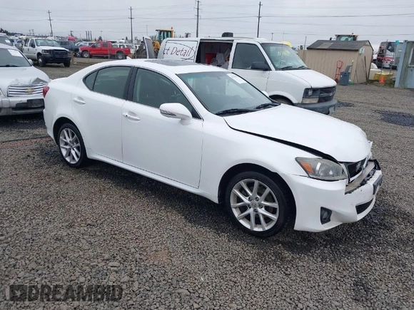 2012 Lexus IS 250 with VIN JTHCF5C24C5053845, listed as a IAAI auction lot 41738342 with 137,249 mi miles and . Bid and sale history available at DreamBid. Image 1.