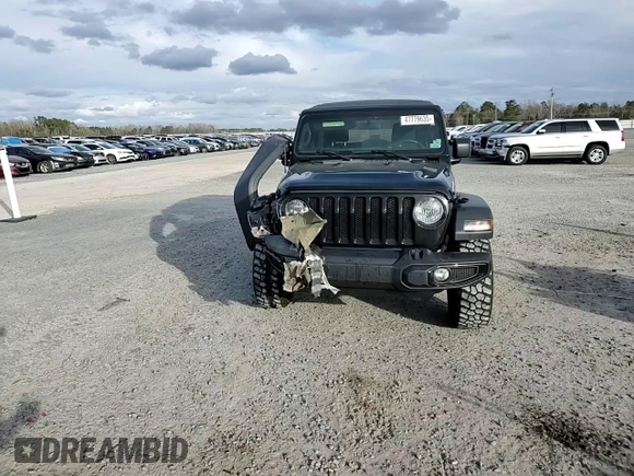 2023 Jeep Wrangler Sport with VIN 1C4HJXDG2PW546208, listed as a Copart auction lot 47779635 with 40,491 mi miles and Salvage Title. Bid and sale history available at DreamBid. Image 11.