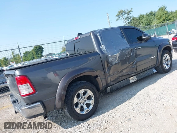 2019 Ram 1500 Big Horn/Lone Star with VIN 1C6RRFFG7KN817399, listed as a IAAI auction lot 40296231 with 63,708 mi miles. Bid and sale history available at carsss.com. Image 4.