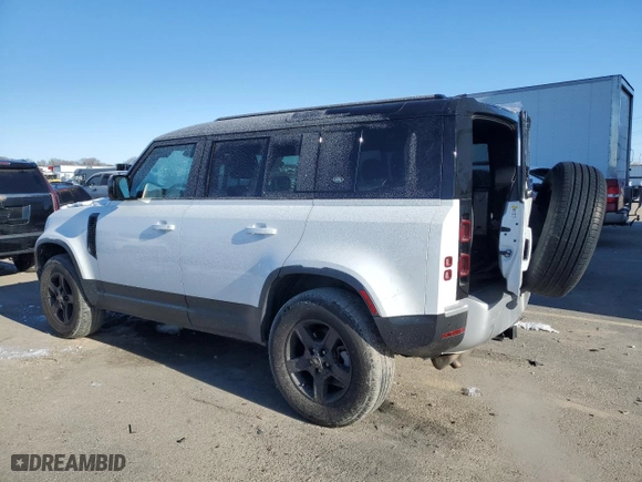 2023 Land Rover Defender S with VIN SALEJ7EXXP2124365, listed as a Copart auction lot 44719545 with 19,299 mi miles and Salvage Title. Bid and sale history available at carsss.com. Image 2.