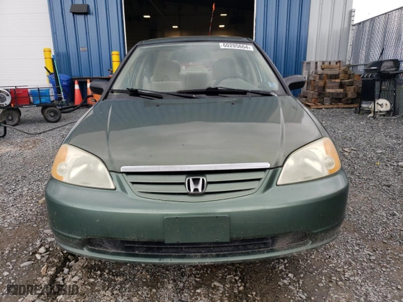 2003 Honda Civic DX with VIN 2HGES16453H906694, listed as a Copart auction lot 60205664 with 379,495 mi miles and Clean Title. Bid and sale history available at carsss.com. Image 5.