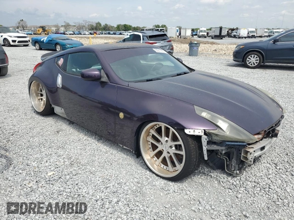 2009 Nissan 370Z Touring with VIN JN1AZ44E09M405999, listed as a Copart auction lot 50241455 with 0 mi miles and Non Repairable. Bid and sale history available at carsss.com. Image 4.