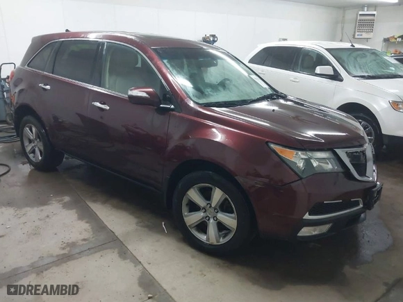 2012 Acura MDX with VIN 2HNYD2H2XCH548607, listed as a IAAI auction lot 41454126 with 163775 miles. Bid and sale history available at carsss.com. Image 1.