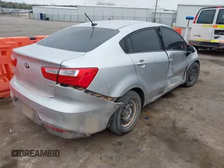 2016 Kia Rio LX with VIN KNADM4A37G6633251, listed as a IAAI auction lot 41909406 with 114,830 mi miles and . Bid and sale history available at DreamBid. Image 4.