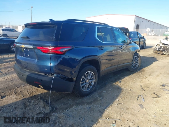 2022 Chevrolet Traverse LT Leather with VIN 1GNERHKW6NJ143586, listed as a IAAI auction lot 41315643 with 65,303 mi miles. Bid and sale history available at carsss.com. Image 4.