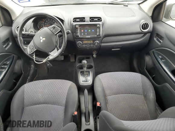 2017 Mitsubishi Mirage SE z VIN ML32A4HJ7HH006081, wystawiony jako Copart lot #53053845 z przebiegiem 40 711 mil mil oraz Szkoda całkowita • Salvage title. Historia ofert i sprzedaży dostępna na DreamBid. Obrazek 8.