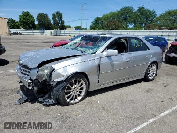 2007 Cadillac CTS with VIN 1G6DP577X70102092, listed as a Copart auction lot 57217714 with 0 mi miles and Salvage Title. Bid and sale history available at carsss.com. Image 1.