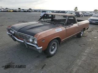 1967 Chevrolet El Camino z VIN 136807Z160386, wystawiony jako Copart lot #66609224 z przebiegiem Nie podano mil oraz Nie do naprawy • Non repairable. Historia ofert i sprzedaży dostępna na DreamBid. Obrazek 1.