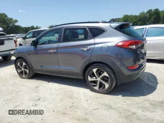 2016 Hyundai Tucson Limited with VIN KM8J33A22GU209297, listed as a Copart auction lot 54689985 with 108,674 mi miles and Salvage Title. Bid and sale history available at DreamBid. Image 2.