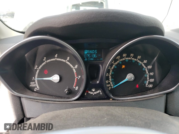 2014 Ford Fiesta SE with VIN 3FADP4EJ0EM195954, listed as a Copart auction lot 51356835 with 75,136 mi miles and Salvage Title. Bid and sale history available at DreamBid. Image 9.
