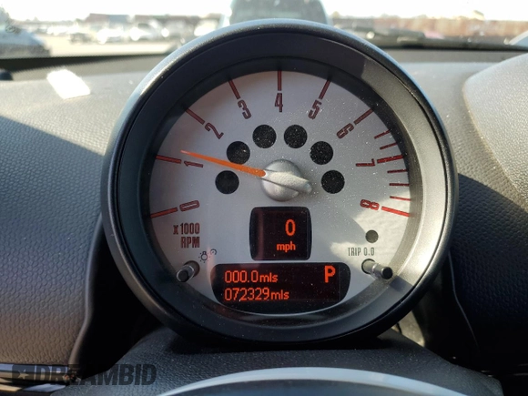 2013 MINI Countryman S with VIN WMWZC3C51DWP23167, listed as a Copart auction lot 63933185 with 72,329 mi miles and Salvage title. Bid and sale history available at DreamBid. Image 9.
