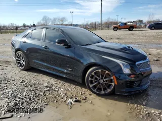 2017 Cadillac ATS-V with VIN 1G6AN5SYXH0151903, listed as a Copart auction lot 85381974 with Not Provided miles and Non Repairable. Bid and sale history available at carsss.com. Image 4.