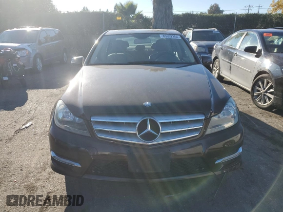 2012 Mercedes-Benz C 350 Sport with VIN WDDGF5HB6CR214884, listed as a Copart auction lot 83692864 with 87,157 mi miles and Salvage Title. Bid and sale history available at DreamBid. Image 5.