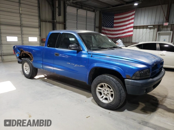 2001 Dodge Dakota Sport with VIN 1B7GG22N51S186848, listed as a Copart auction lot 50710615 with 209,517 mi miles and Salvage Title. Bid and sale history available at carsss.com. Image 4.