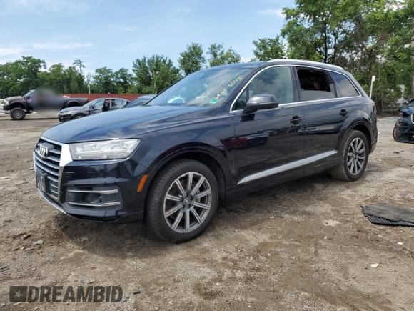2017 Audi Q7 Premium Plus with VIN WA1LAAF75HD058074, listed as a Copart auction lot 63446045 with 214,453 mi miles and Clean title. Bid and sale history available at DreamBid. Image 2.