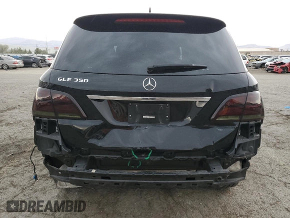 2017 Mercedes-Benz GLE 350 with VIN 4JGDA5JB7HA938252, listed as a Copart auction lot 63116305 with 47,775 mi miles and Salvage title. Bid and sale history available at DreamBid. Image 6.