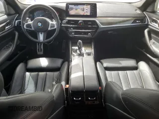 2021 BMW 5 Series 540i with VIN WBA53BJ02MWW89420, listed as a Copart auction lot 47662075 with 58,680 mi miles and Salvage Title. Bid and sale history available at DreamBid. Image 8.