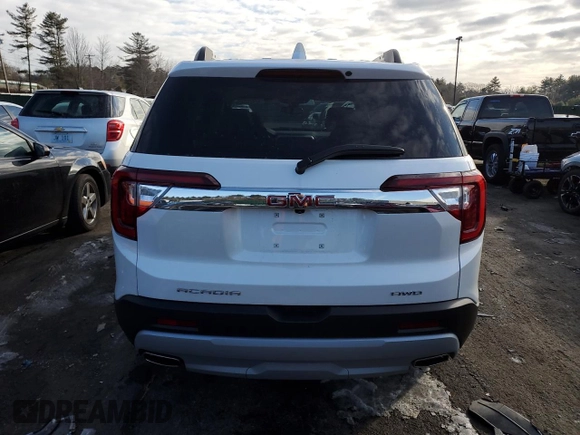 2023 GMC Acadia SLT with VIN 1GKKNULS8PZ226361, listed as a Copart auction lot 42429345 with 22,000 mi miles and Salvage Title. Bid and sale history available at DreamBid. Image 6.
