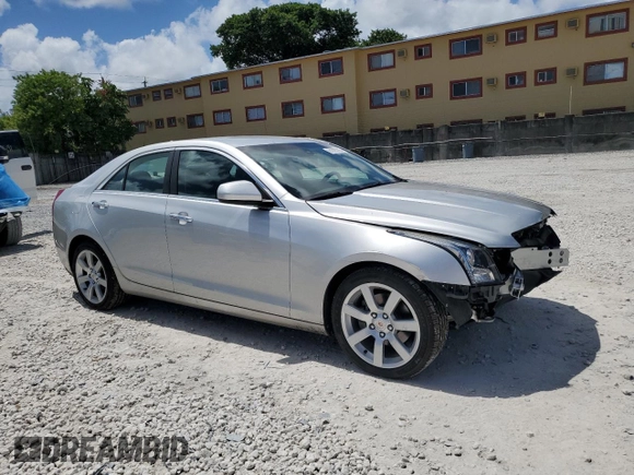 2014 Cadillac ATS Standard RWD with VIN 1G6AA5RA3E0175573, listed as a Copart auction lot 61925725 with 19,933 mi miles and Salvage title. Bid and sale history available at DreamBid. Image 4.