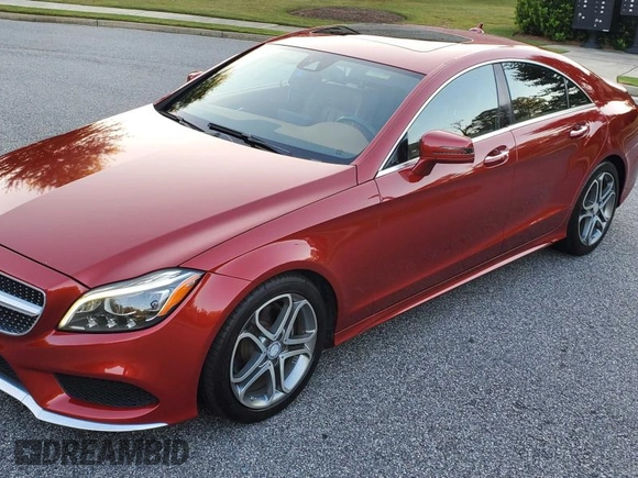 2016 Mercedes-Benz CLS 400 with VIN WDDLJ6FB2GA160705, listed as a Copart auction lot 53493755 with 134,308 mi miles and Clean title. Bid and sale history available at DreamBid. Image 2.