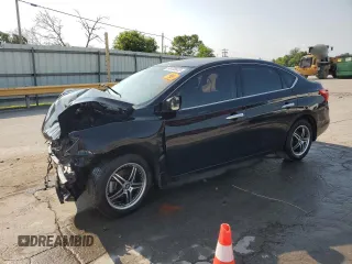2019 Nissan Sentra S with VIN 3N1AB7AP9KY441348, listed as a Copart auction lot 58703975 with 103,098 mi miles and Salvage title. Bid and sale history available at DreamBid. Image 1.