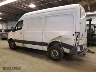 2017 Mercedes-Benz Sprinter Cargo Van Worker with VIN WD3PE7CD7HP514707, listed as a Copart auction lot 45589295 with 188,638 mi miles and Salvage Title. Bid and sale history available at carsss.com. Image 2.