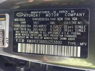 2025 Genesis GV80 z VIN KMUHCESB8SU253890, wystawiony jako IAAI lot #41908410 z przebiegiem 5 617 mil mil oraz . Historia ofert i sprzedaży dostępna na DreamBid. Obrazek 9.