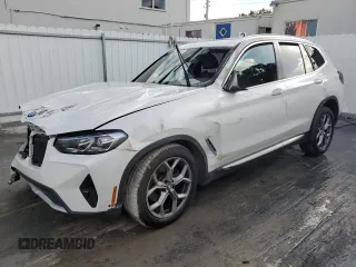 2024 BMW X3 sDrive30i with VIN 5UX43DP09R9V07976, listed as a Copart auction lot 51447545 with Not Provided miles and Salvage Title. Bid and sale history available at DreamBid. Image 1.