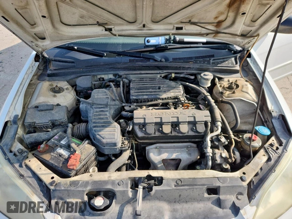 2004 Honda Civic LX z VIN 2HGES16594H639327, wystawiony jako Copart lot #59175775 z przebiegiem 151 172 mil mil oraz Szkoda całkowita • Salvage title. Historia ofert i sprzedaży dostępna na DreamBid. Obrazek 11.