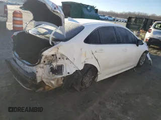 2021 Toyota Corolla LE with VIN JTDEPMAE0MJ148281, listed as a Copart auction lot 42642075 with 94,993 mi miles and Salvage Title. Bid and sale history available at carsss.com. Image 3.
