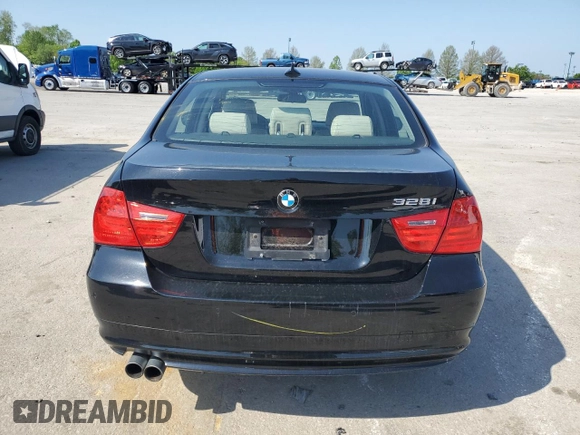 2011 BMW 3 Series 328i xDrive with VIN WBAPK7C59BA975051, listed as a Copart auction lot 53133695 with 111,711 mi miles and Salvage title. Bid and sale history available at DreamBid. Image 6.