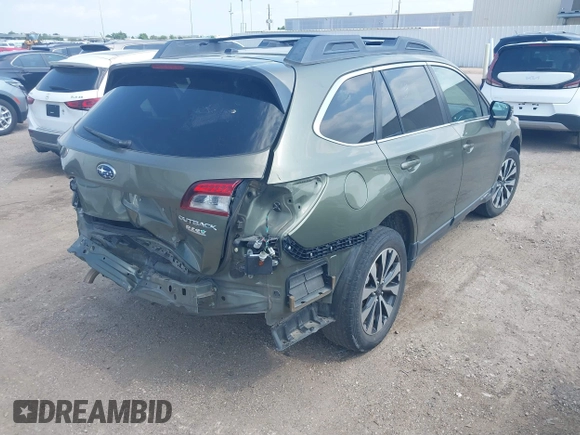 2015 Subaru Outback Limited z VIN 4S4BSAJC4F3359212, wystawiony jako IAAI lot #42109330 z przebiegiem 119 898 mil mil oraz . Historia ofert i sprzedaży dostępna na DreamBid. Obrazek 4.