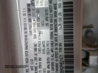 2023 Mazda CX-30 S Select z VIN 3MVDMBBM2PM521471, wystawiony jako Copart lot #63272965 z przebiegiem 26 879 mil mil oraz Szkoda całkowita • Salvage title. Historia ofert i sprzedaży dostępna na DreamBid. Obrazek 13.