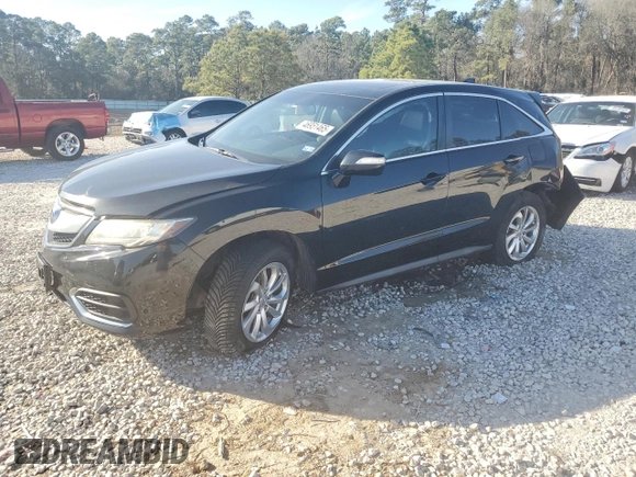 2018 Acura RDX Technology with VIN 5J8TB3H57JL005027, listed as a Copart auction lot 46951465 with 128,041 mi miles and Salvage Title. Bid and sale history available at DreamBid. Image 1.