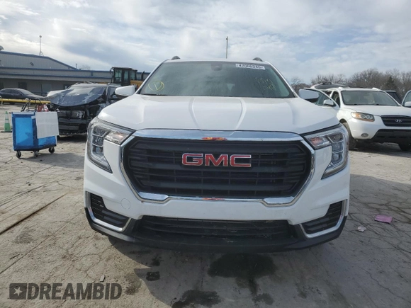 2022 GMC Terrain SLE with VIN 3GKALMEV9NL171089, listed as a Copart auction lot 47006345 with 38,926 mi miles and Salvage Title. Bid and sale history available at carsss.com. Image 5.