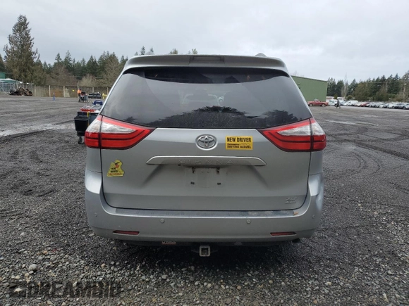 2016 Toyota Sienna Ltd with VIN 5TDDK3DCXGS135379, listed as a Copart auction lot 43290365 with 112,488 mi miles and Salvage Title. Bid and sale history available at carsss.com. Image 6.