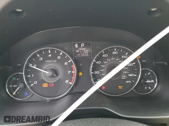 2012 Subaru Legacy Premium с VIN 4S3BMBC63C3041640, выставлен на аукционе Copart как лот 60629935 с пробегом 147 222 миль миль и Списание • Salvage title. История ставок и продаж доступна на DreamBid. Изображение 9.