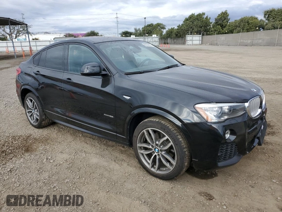 2016 BMW X4 xDrive28i with VIN 5UXXW3C52G0R19657, listed as a Copart auction lot 80838593 with 58,072 mi miles. Bid and sale history available at carsss.com. Image 4.