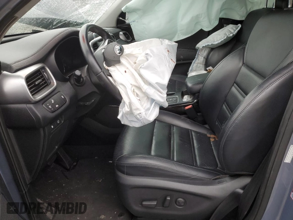 2020 Kia Sorento EX V6 with VIN 5XYPH4A5XLG702639, listed as a Copart auction lot 50076495 with 0 mi miles and Salvage Title. Bid and sale history available at carsss.com. Image 7.