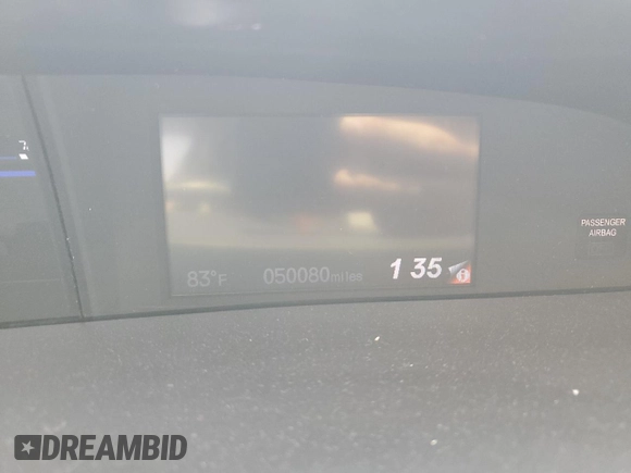 2013 Honda Civic EX with VIN 19XFB2F8XDE243776, listed as a Copart auction lot 53883755 with 50,080 mi miles and Salvage Title. Bid and sale history available at DreamBid. Image 9.