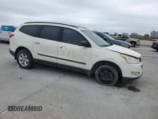 2012 Chevrolet Traverse LS with VIN 1GNKRFED7CJ157270, listed as a Copart auction lot 51219255 with Not Provided miles and Salvage Title. Bid and sale history available at DreamBid. Image 4.