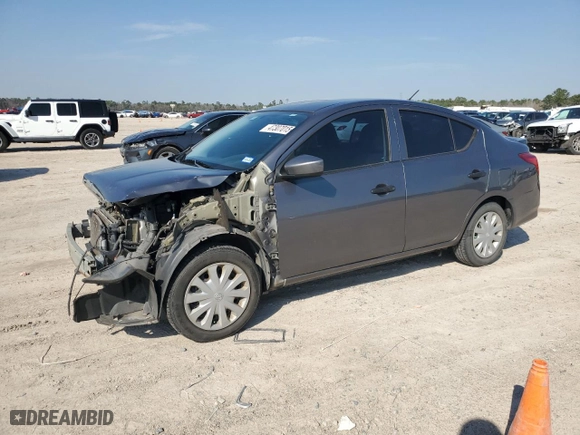2018 Nissan Versa Sedan SV with VIN 3N1CN7AP6JL836292, listed as a Copart auction lot 47307015 with 81,209 mi miles and Salvage Title. Bid and sale history available at carsss.com. Image 1.