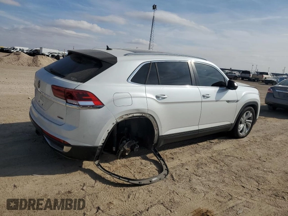 2021 Volkswagen Atlas SEL with VIN 1V2BE2CA1MC232023, listed as a Copart auction lot 79141214 with 56,579 mi miles and Salvage title. Bid and sale history available at DreamBid. Image 3.