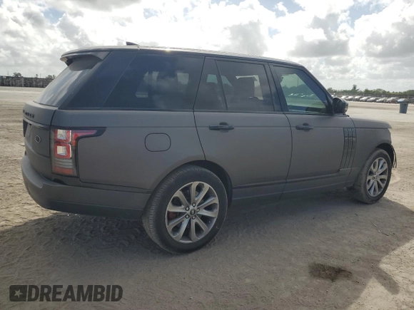 2017 Land Rover Range Rover with VIN SALGR2FV2HA363076, listed as a Copart auction lot 44430135 with 59,275 mi miles and Salvage title. Bid and sale history available at DreamBid. Image 3.