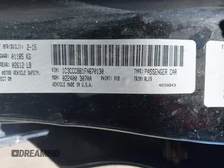 2015 Chrysler 200 S with VIN 1C3CCCBB1FN670130, listed as a IAAI auction lot 42054060 with 83,620 mi miles and . Bid and sale history available at carsss.com. Image 9.