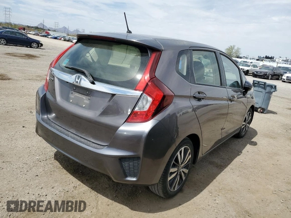 2017 Honda Fit EX-L with VIN JHMGK5H88HS018776, listed as a Copart auction lot 50621185 with 25,382 mi miles and Salvage Title. Bid and sale history available at DreamBid. Image 3.