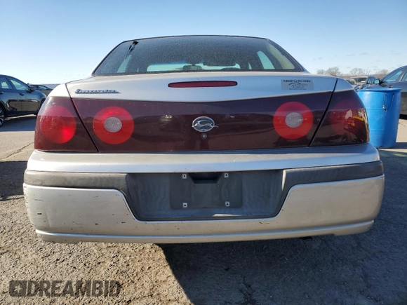 2001 Chevrolet Impala z VIN 2G1WF55K419353700, wystawiony jako Copart lot #84012864 z przebiegiem Nie podano mil oraz Szkoda całkowita • Salvage title. Historia ofert i sprzedaży dostępna na DreamBid. Obrazek 6.