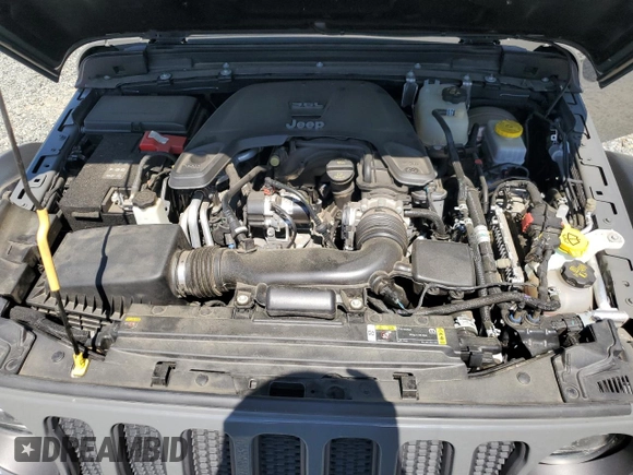 2021 Jeep Wrangler Unlimited Rubicon с VIN 1C4HJXFG0MW606057, выставлен на аукционе Copart как лот 51122355 с пробегом 30 804 миль миль и Списание • Salvage title. История ставок и продаж доступна на DreamBid. Изображение 12.